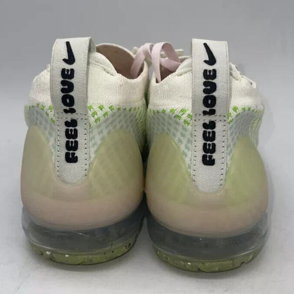 Nike Wmns Air VaporMax 2021 FK Flyknit White-Pearl Pink-Sail Sz 7 (FD0871-100) - Picture 6 of 7